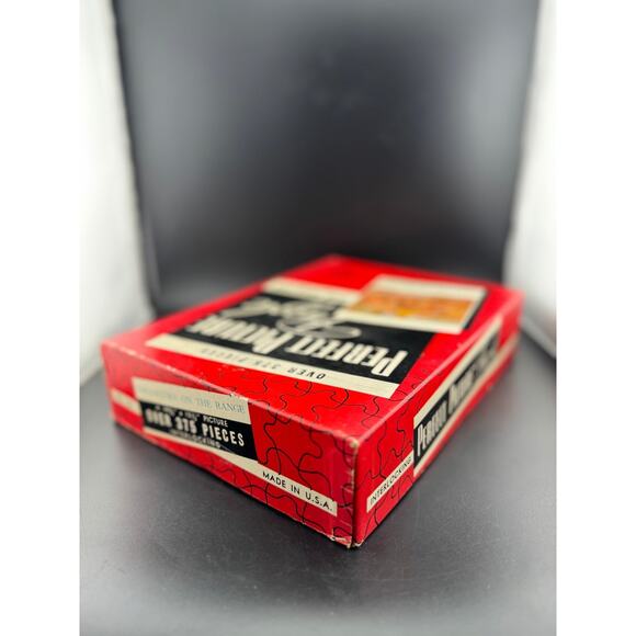 Vintage Perfect Picture Puzzle - Gallantry on the Range - Picture 5 of 8